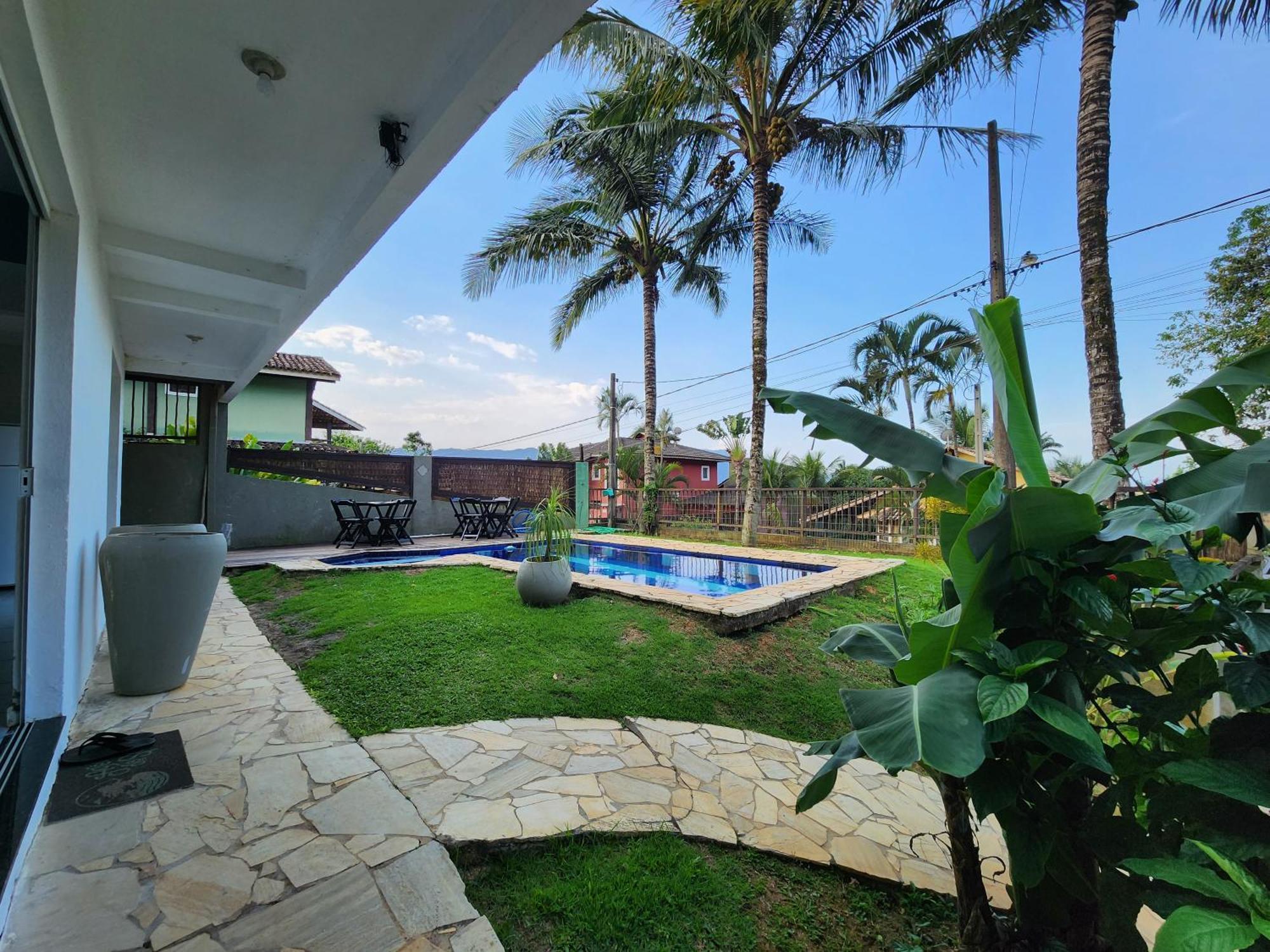 Bela Casa De 4 Suites Com Piscina E Vista - Curral Ilhabela Ngoại thất bức ảnh