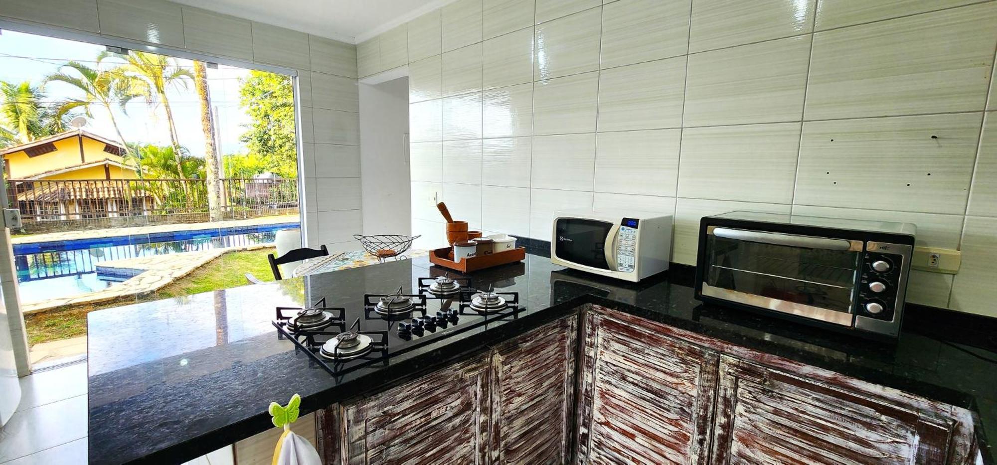 Bela Casa De 4 Suites Com Piscina E Vista - Curral Ilhabela Ngoại thất bức ảnh