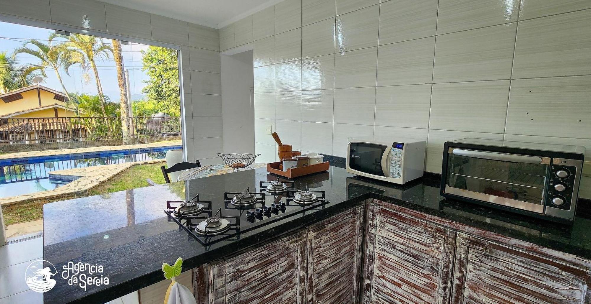 Bela Casa De 4 Suites Com Piscina E Vista - Curral Ilhabela Ngoại thất bức ảnh