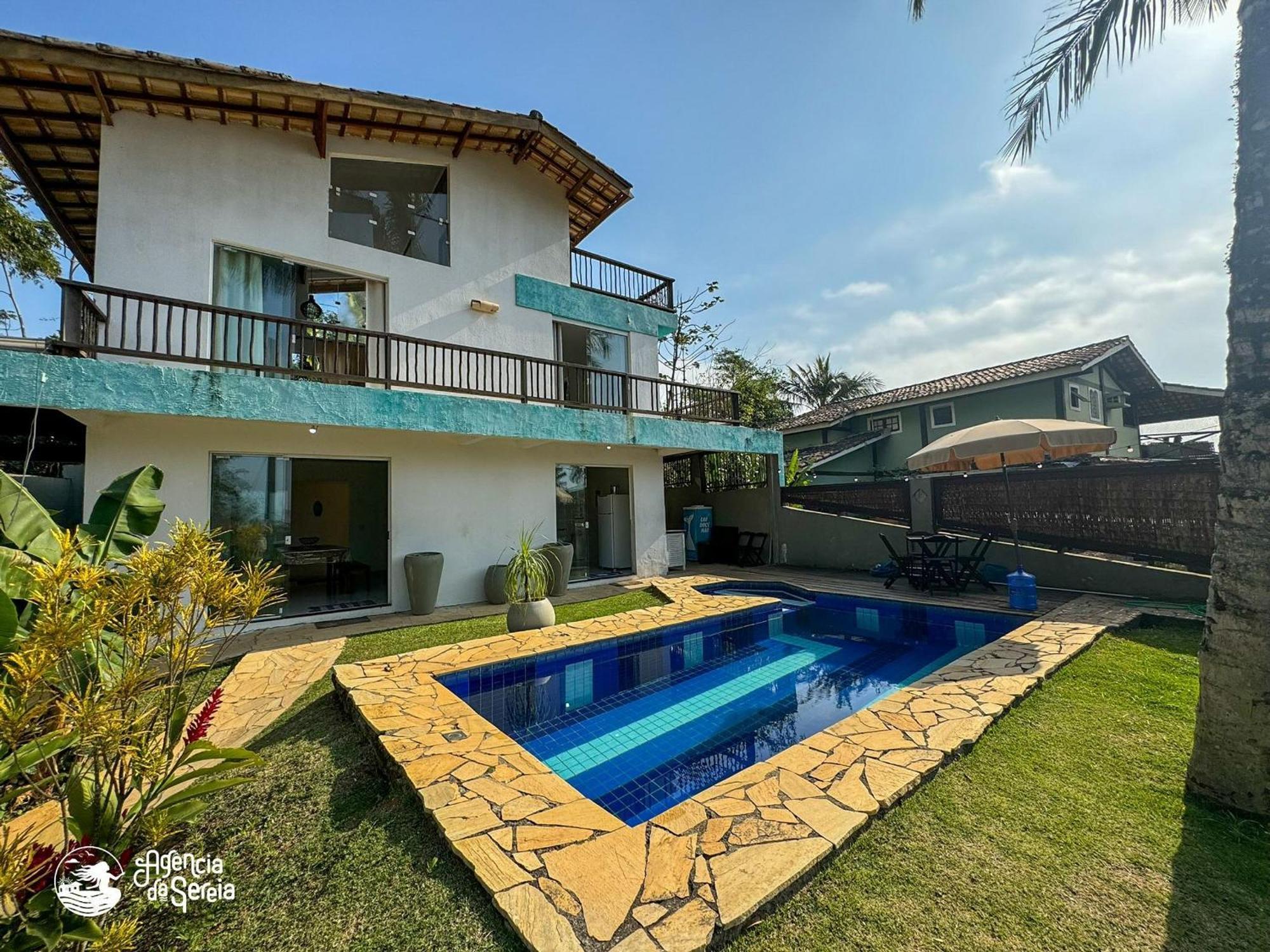 Bela Casa De 4 Suites Com Piscina E Vista - Curral Ilhabela Ngoại thất bức ảnh
